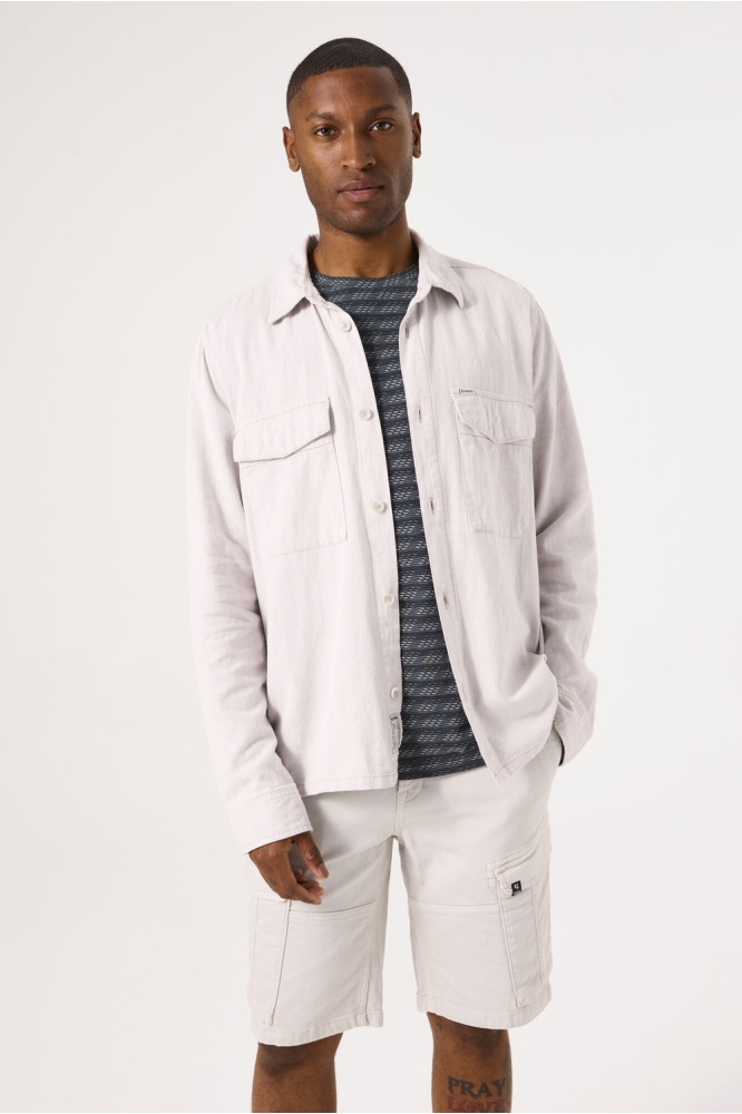 OVERSHIRT D51101 2540 ASH GREY